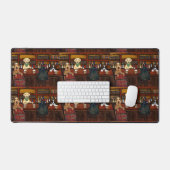 AIREDALE TERRIËR & VRIENDEN BUREAUMAT (Keyboard & Muis)
