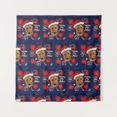 AIREDALE TERRIER WANDKLEED (Voorkant)