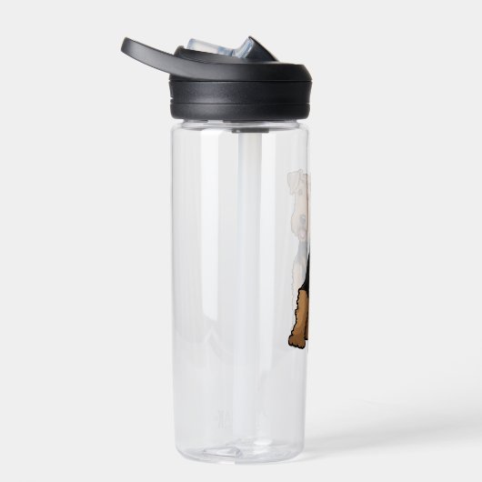 Airedale Terrier Waterfles (Rechts)