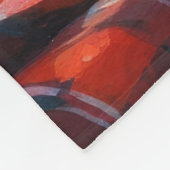 Airedale Terrier With Christmas Lights Holiday  Fleece Deken (Hoek)