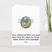 Airedale Terrier wordt gezond Kaart (Achterkant)