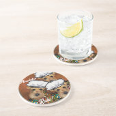 Airedale Terrier Zandsteen Onderzetter (Zijkant)