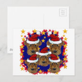 AIREDALE TERRIËRS BRIEFKAART (Voorkant / Achterkant)