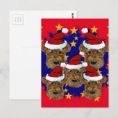 AIREDALE TERRIERS BRIEFKAART (Voorkant / Achterkant)