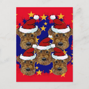 AIREDALE TERRIERS BRIEFKAART