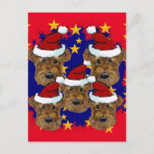 AIREDALE TERRIERS BRIEFKAART (Voorkant)
