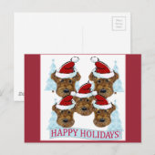 AIREDALE TERRIERS BRIEFKAART (Voorkant / Achterkant)