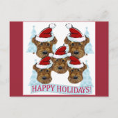 AIREDALE TERRIERS BRIEFKAART (Voorkant)