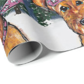 Airedale Terriers Cadeaupapier (Rol Hoek)