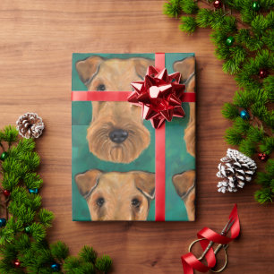 Airedale Terriërs   Cadeaupapier