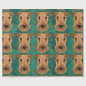Airedale Terriers Cadeaupapier (Vlak)