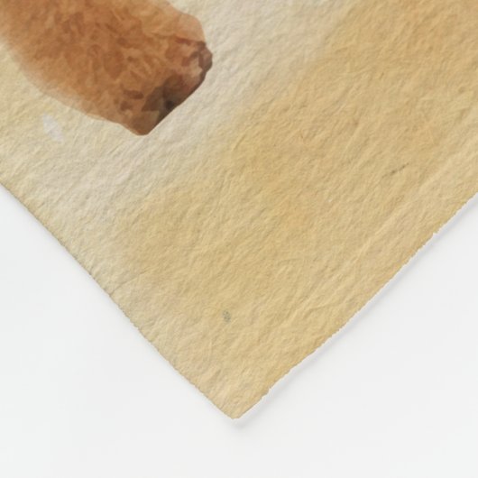 Airedale Terriers Digital Art Fleece Deken (Hoek)