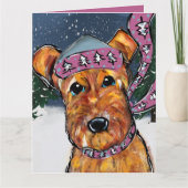 Airedale Terriers Kaart (Voorkant)