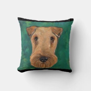 Airedale Terriërs Kussen