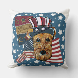 AIREDALE TERRIERS KUSSEN