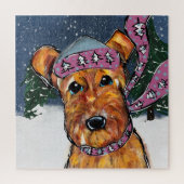 Airedale Terriërs Legpuzzel (Verticaal)