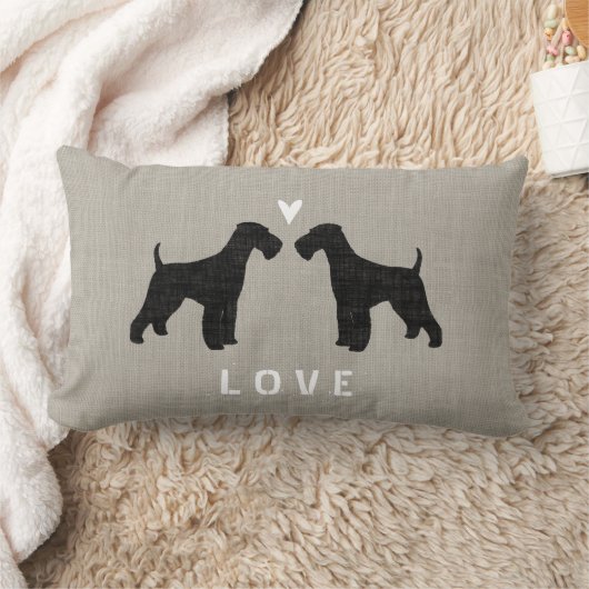 Airedale Terriers Love Kussen (Deken)