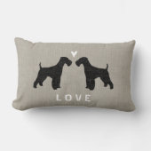 Airedale Terriers Love Kussen (Voorkant)