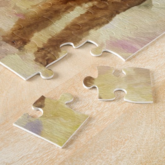 Airedale Terriers Mixed Media Digital art Legpuzzel (Zijkant)