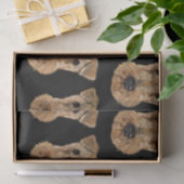 AIREDALE TERRIËRS   TISSUEPAPIER (Geschenk)