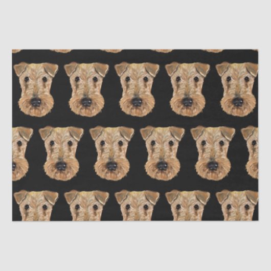 AIREDALE TERRIËRS   TISSUEPAPIER (Voorkant)