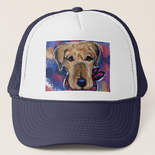 Airedale Terriërs Trucker Pet (Voorkant)