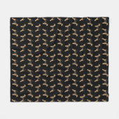 Airedale Throw Blanket Fleece Deken (Voorkant (Horizontaal))