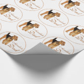 Airedale Vaderdag Cadeaupapier (Hoek)