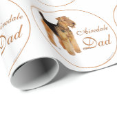 Airedale Vaderdag Cadeaupapier (Rol Hoek)