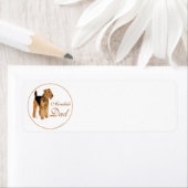 Airedale Vaderdag Etiket (Insitu)