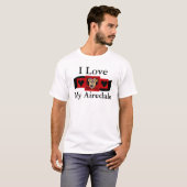 Airedale Valentijn T-shirt (Voorkant volledig)