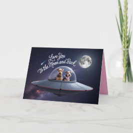 Airedale Valentijnkaart Feestdagen Kaart