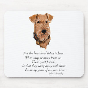 Airedale, Welsh, Lakeland Terrier Aandenken Muismat