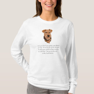 Airedale, Welsh, Lakeland Terrier Aandenken T-shirt