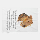 Airedale, Welsh, Lakeland Terrier Keepslag Theedoek (Horizontaal)