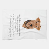 Airedale, Welsh, Lakeland Terrier Keepslag Theedoek (Horizontaal)