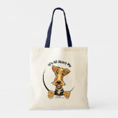 Airedale Welsh Terrier heeft alles over mij Tote Bag (Achterkant)