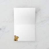 Airedale Wenskaart Kaart (Binnen)