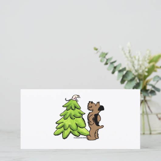 AiredaleChristmas Feestdagenkaart (Staand voorkant)