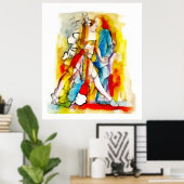 Aires Del Sur Tango Poster (Thuiskantoor)