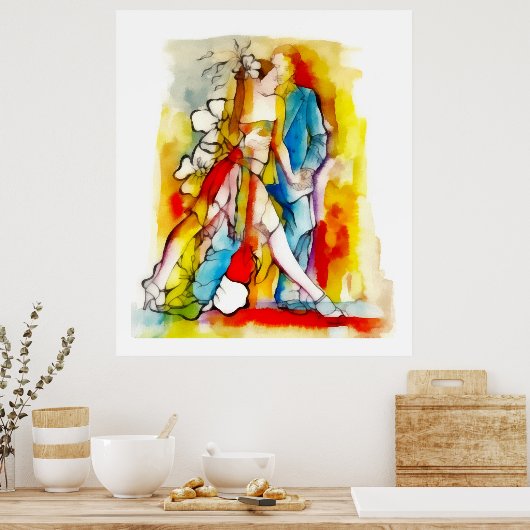 Aires Del Sur Tango Poster (Keuken)