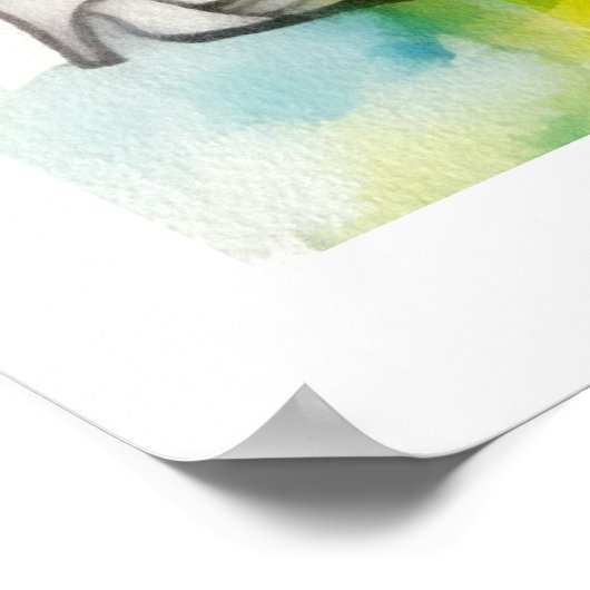 Aires Del Sur Tango Poster (Hoek)