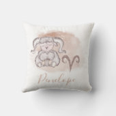 Aires Monogram Lenden Kussen (Achterkant)