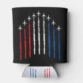 Airforce Flyover  4th Of July Blikjeskoeler (Achterkant)