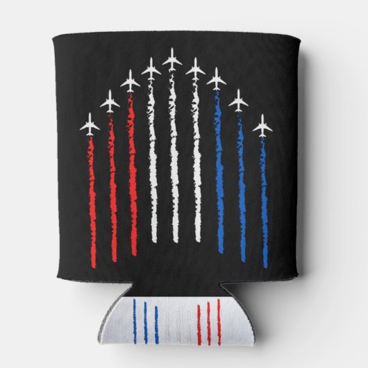 Airforce Flyover  4th Of July Blikjeskoeler (Achterkant)