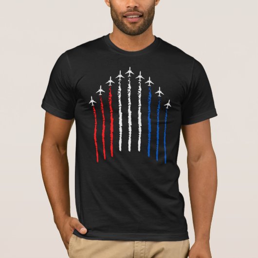 Airforce Overvlucht 4 juli T-shirt (Voorkant)