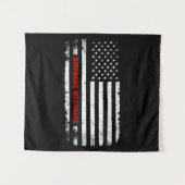 Airframe Mechanic Aviation American Flag Wandkleed (Voorkant (horizontaal))