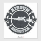 Airgun-schutter Sticker (Vel)