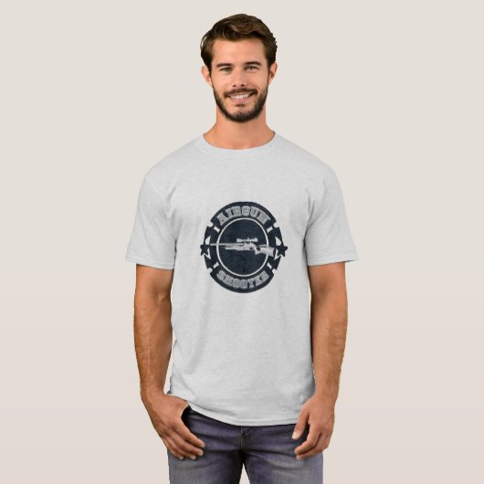 Airgun-schutter T-shirt (Voorkant volledig)