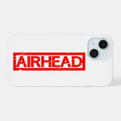Airhead Stamp iPhone 15 Case (Achterkant horizontaal)